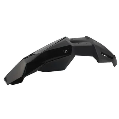 Removable Mud Guard, Off-Road Motorcycle Mudguard, 17inch Dual-Section Mud Guard for Slick Tires, Mud Guard Motorcycle Accessories (Motorcycle Fender) - removable-fender-black