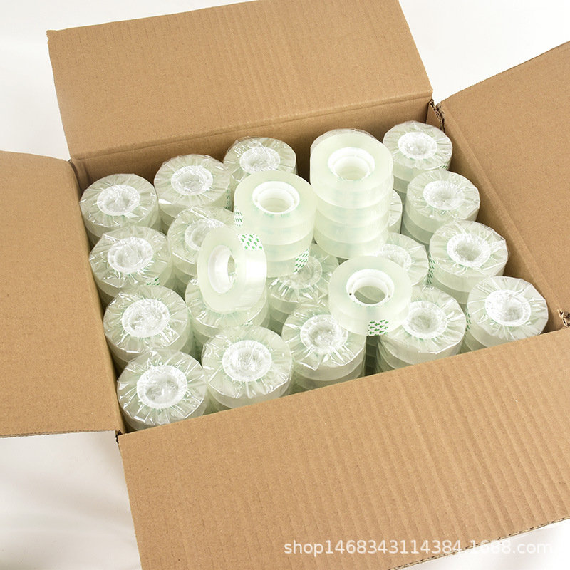 No es fácil de romper la cinta floral de alta cinta adhesiva papelería estudiante papelería transparente pequeña cinta completa al por mayor