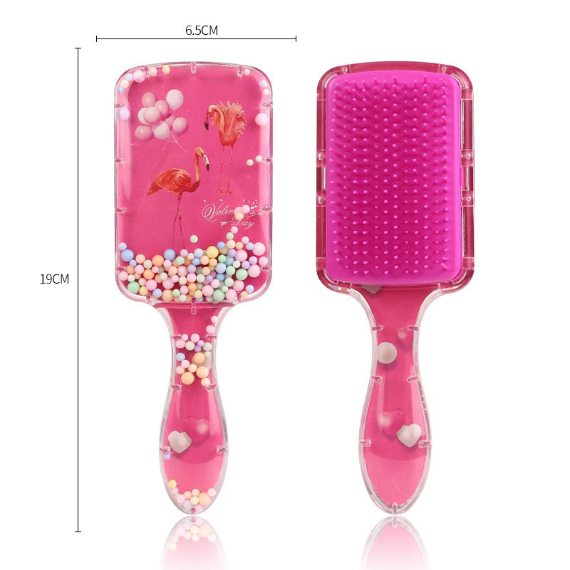 Pein de dibujos animados transfronterizos personalizados cuadrados portátiles impresión transparente arco iris masaje fluido bolsa de aire estudiante