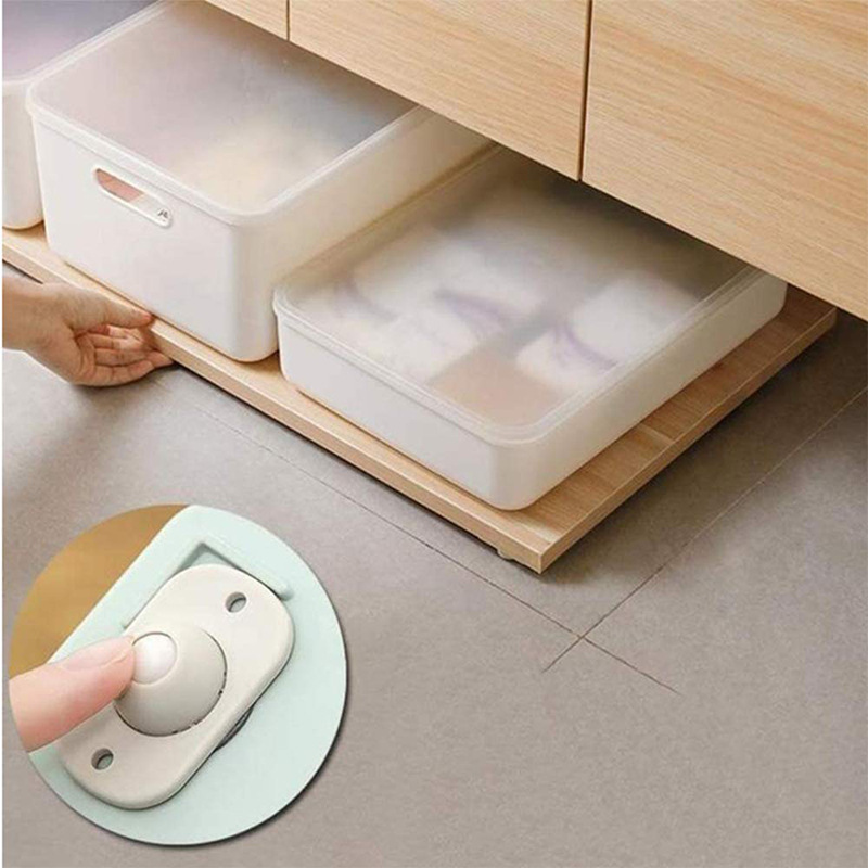 Household Roller Skating Adhesive Ball Universal Wheel Load-bearing Wheel Storage Box Punch-free Small Caster Pulley Direct