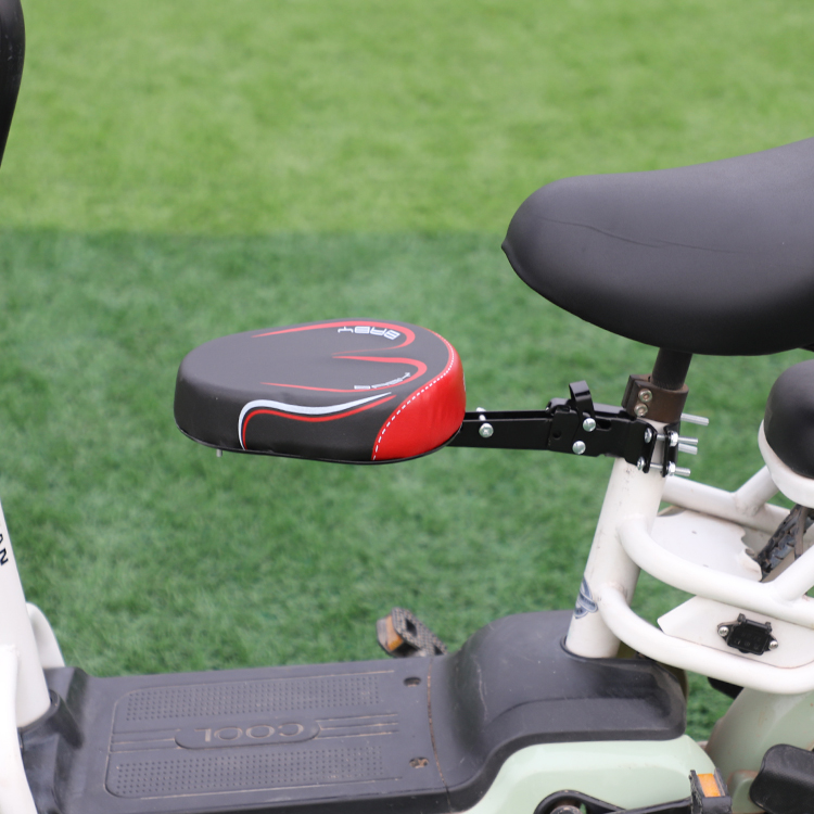 Suitable for Electric Vehicles, Bicycles, Scooters, Children's Front-Mounted Seats, Foldable Electric Bike Child Seats