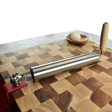 简易擀饺子皮擀面棍不锈钢擀皮宝厨房擀面器