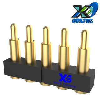 贴片5P顶针弹簧公座 迷你弹簧针公座5芯 5P单排顶针公座 POGO PIN