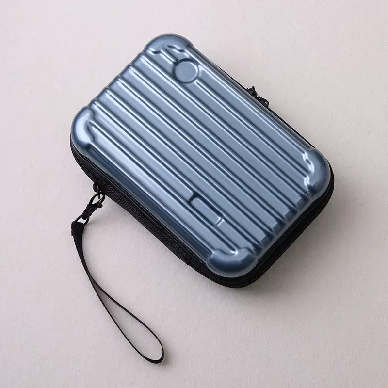 定制PC化妆包迷你便携硬壳航空包手拿洗漱包8寸可印字logo包装