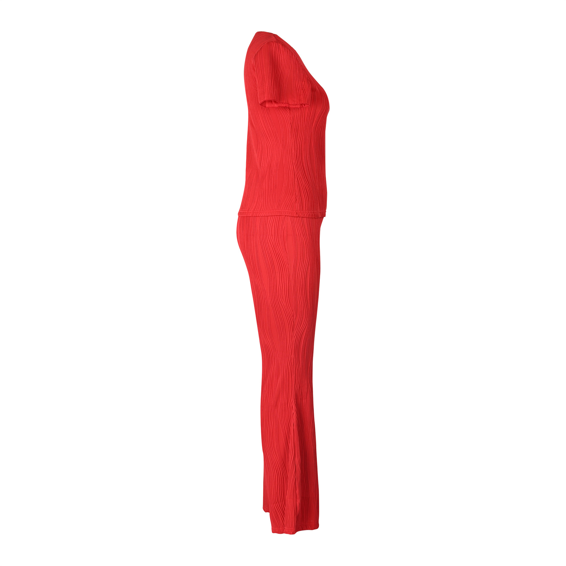 473g Weight Long Sleeve Sleeve Length Spandex, Polyester Fabric Type Pant Co-ord Set Sets Type 2 Pieces Set Quantity Holiday, Daily Occasion Round Neck Neckline Slim Fit Type Solid Color Pattern Summer, Spring Season Women's Gender Elegant, Streetwear Style Holiday Daily Women's Elegant Streetwear Solid Color Spandex Polyester Pant Co-ord Set Pants Sets 48