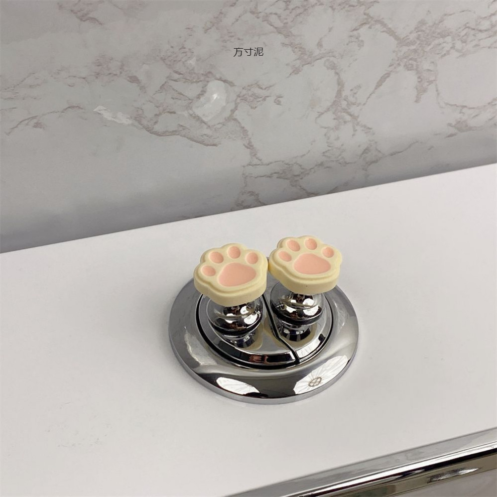 Toilet press cat paw nail art nail unblocking special water tank button auxiliary key bathroom flush switch wholesale full figure