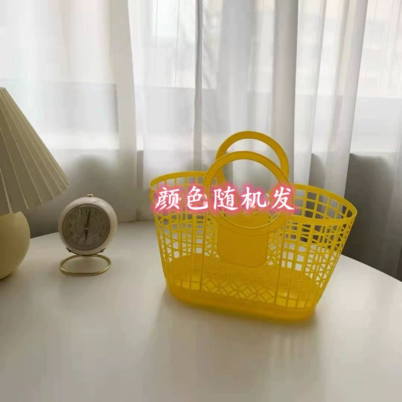 U025C сумка-корзина для покупок + детская милая сумочка, корзина для хранения закусок, корзина для хранения, модная корзина, корзина для овощей с вырезом