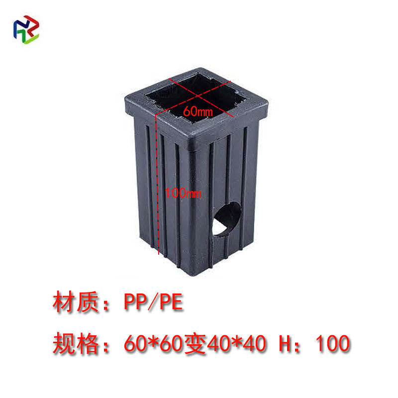 60*60 to 40*40 (wall thickness 1.5-2.1)