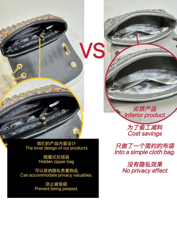 欧米の高級感が洗練された角型の小さなデザインには、ディナーパーティーの小さなバッグチェーンが肩になって脇のバッグを斜めに掛けている|undefined