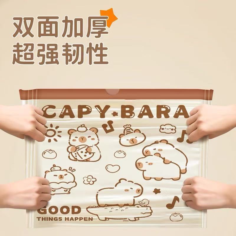 卡皮巴拉免撕抽绳垃圾袋特厚大号家用香氛塑料袋|undefined