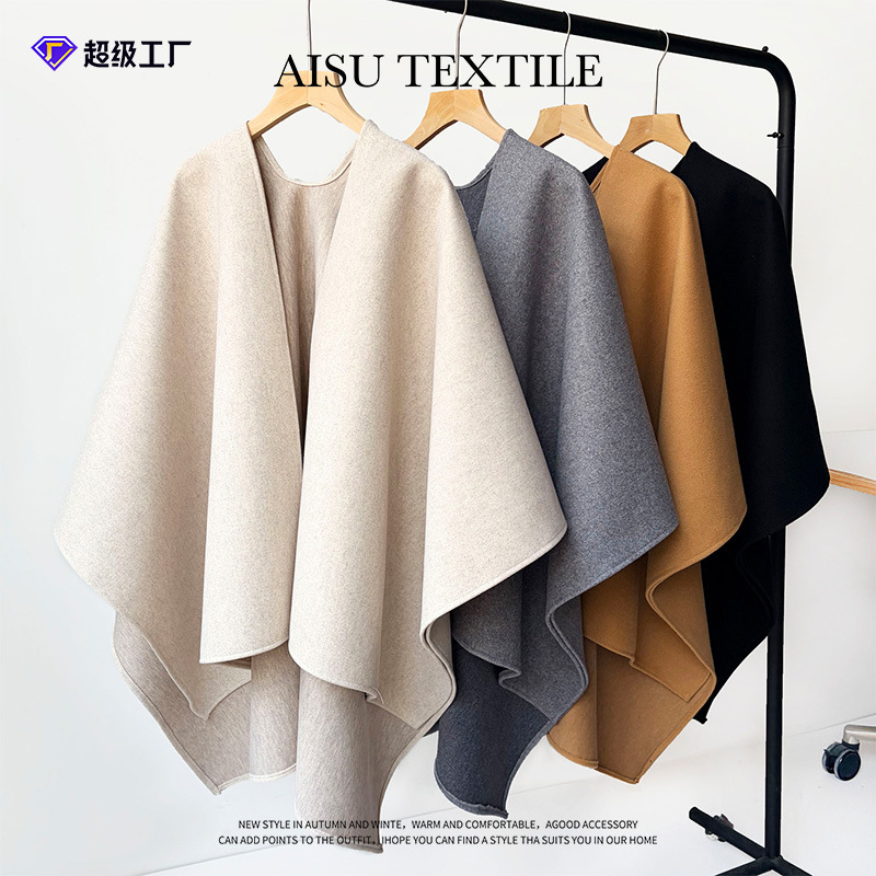 Ethnic Style Solid Color Tassel Faux Cashmere Travel Warm Shawl Cape Office Air Conditioning Extended Shawl Outerwear Ethnic Style Solid Color Tassel Faux Cashmere Travel Warm Shawl Cape Office Air Conditioning Extended Shawl Outerwear