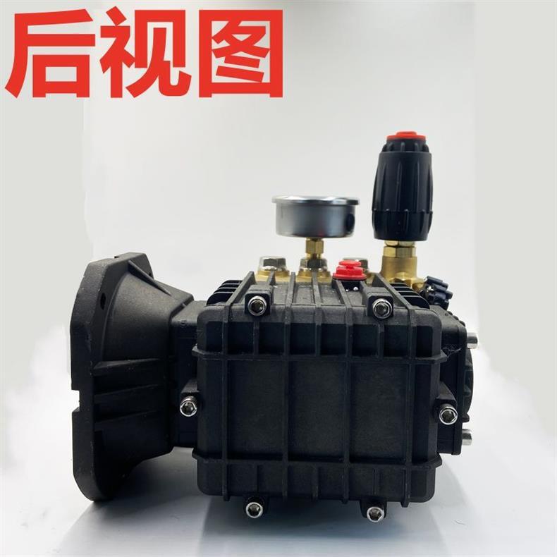 Green Front Flying Cat High-Pressure Washer Pump Head Car Wash Machine Assembly Humidification Pump Head Ceramic Plunger Pump