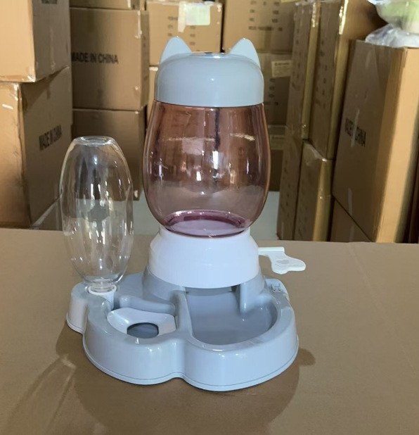 Alimentador automático personalizado para gatos, alimentador de agua para perros, compresión inteligente, alimentación automática, alimentación de agua, tazón de mascotas integrado