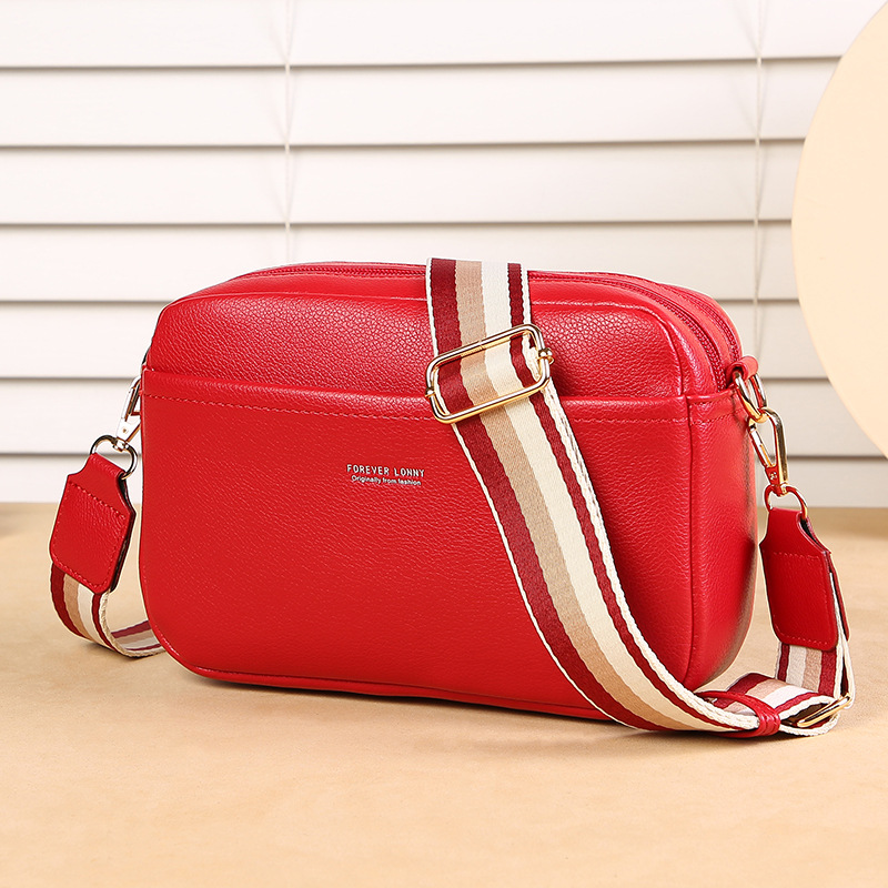 LONNY bolso de mujer de moda 2023 nuevo comercio exterior transfronterizo color sólido PU bolsa de mensajero Bolso pequeño de las mujeres bolso de hombro de las mujeres