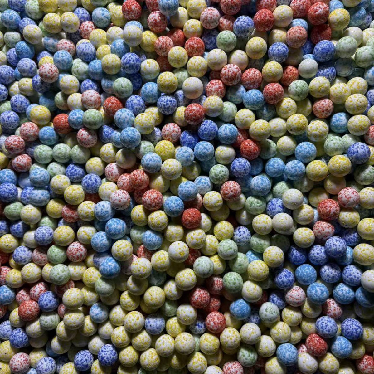 厂家供应 装饰玻璃珠 工艺品玻璃微珠装饰用  彩色玻璃珠