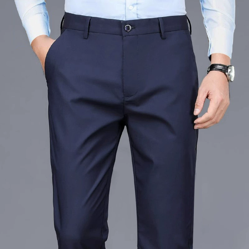 [Taobao взрывной модели] повседневные брюки мужские черные профессиональные костюмы брюки мужские 2024 эластичные прямые брюки