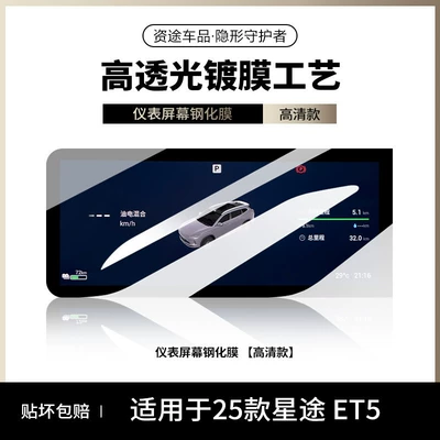 the Starway ET5, modification film, interior – Car interior film - 26-models-of-starway-et5-ultra-clear-version-instrument-panel-ar-enhanced-transparency-for-greater-clarity