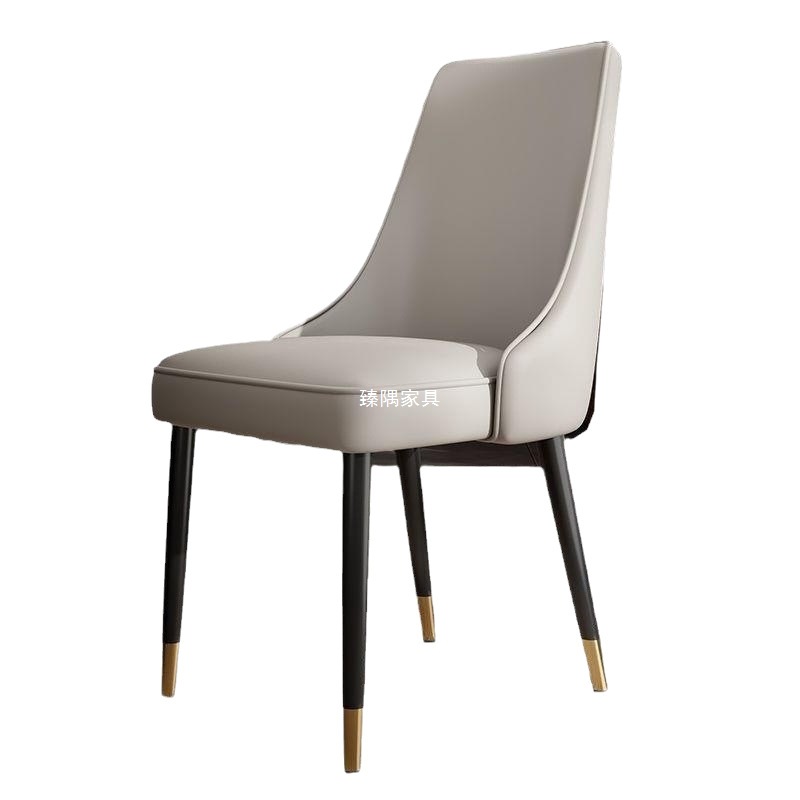 Silla de comedor doméstica moderna silla de comedor simple silla de respaldo silla de mesa de comedor de estilo pequeño silla de hotel de lujo nórdica silla de ocio sen