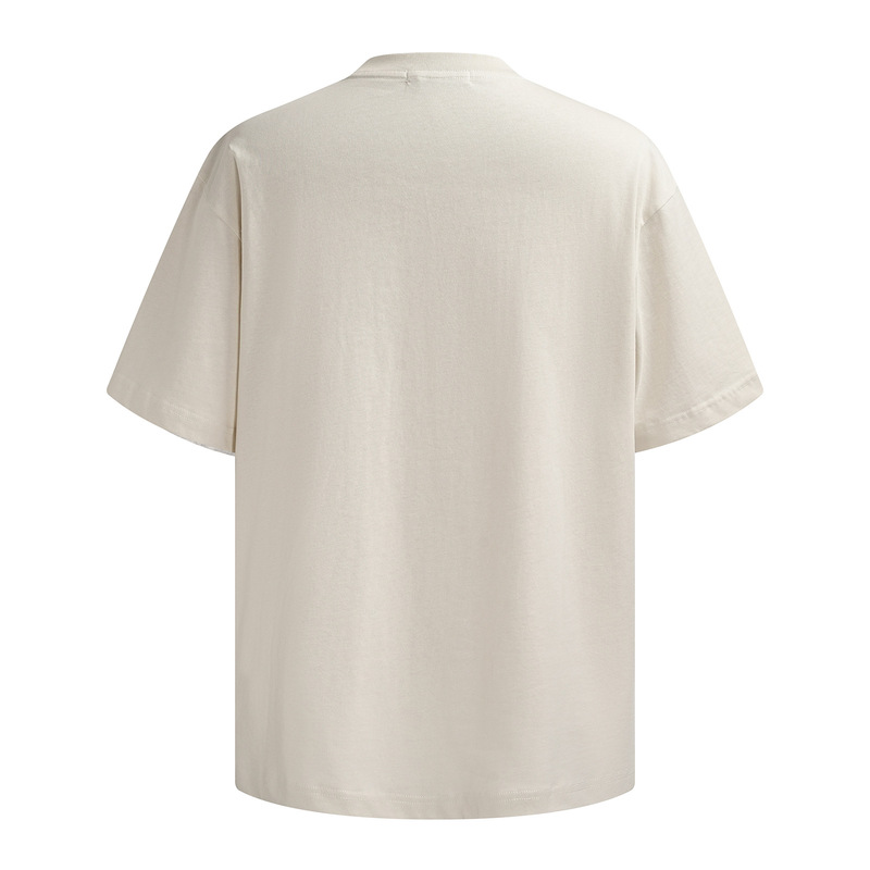 潮牌のアルファベットのプリントは塩を炒めて水の半袖のtシャツを洗います。|undefined