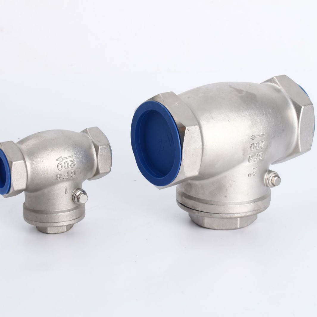 供应不锈钢卧式旋启式止回阀逆止阀CF8 CF8M重体丝扣止回阀单向阀