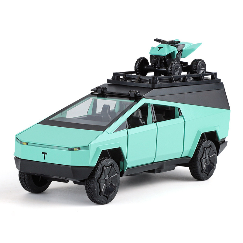 Nuevo modelo de coche Haodi 1:32 pickup camping aleación RV sonido-luz modelo de retroceso adornos coche de juguete para niños