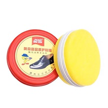 奥奇双面鞋蜡鞋绵海绵刷黑色鞋刷无色鞋油鞋擦真皮保养油刷擦鞋器