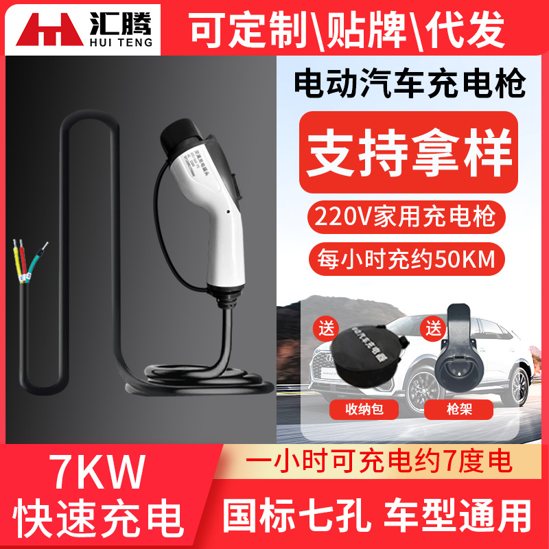 New energy electric vehicle charging gun line 16A3KW is a car -free ground -free ground line BYD GM
