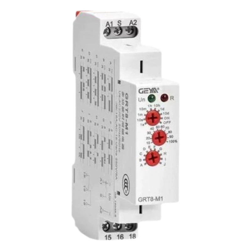 Многофункциональное реле времени Geya GRT8-02 с двойной задержкой, в наличии