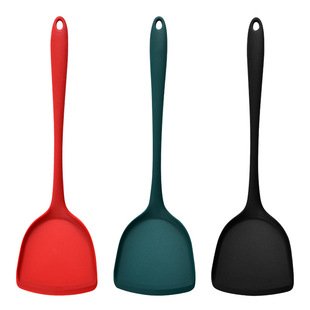 Silicone Spatula, High Temperature Resistant, Integrated Food Grade Silicone Spatula, Regular Chinese Spatula, Special Spatula for Non-Stick Pans, Household