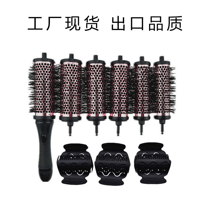形の丸いローラーはマッサージします。髪巻きは取り外してセットします。|undefined