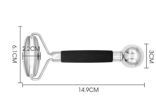 Contains refrigerant stainless steel roller