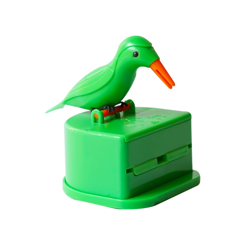 缶家庭用つまようじ箱鳥筒つまようじ箱型リビングルーム同型つまようじ収納ボックスプレススマートでかわいい|undefined