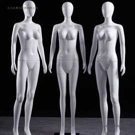 女模特全身道具人体人台假人光头婚纱橱窗女装服装店衣服展示架子