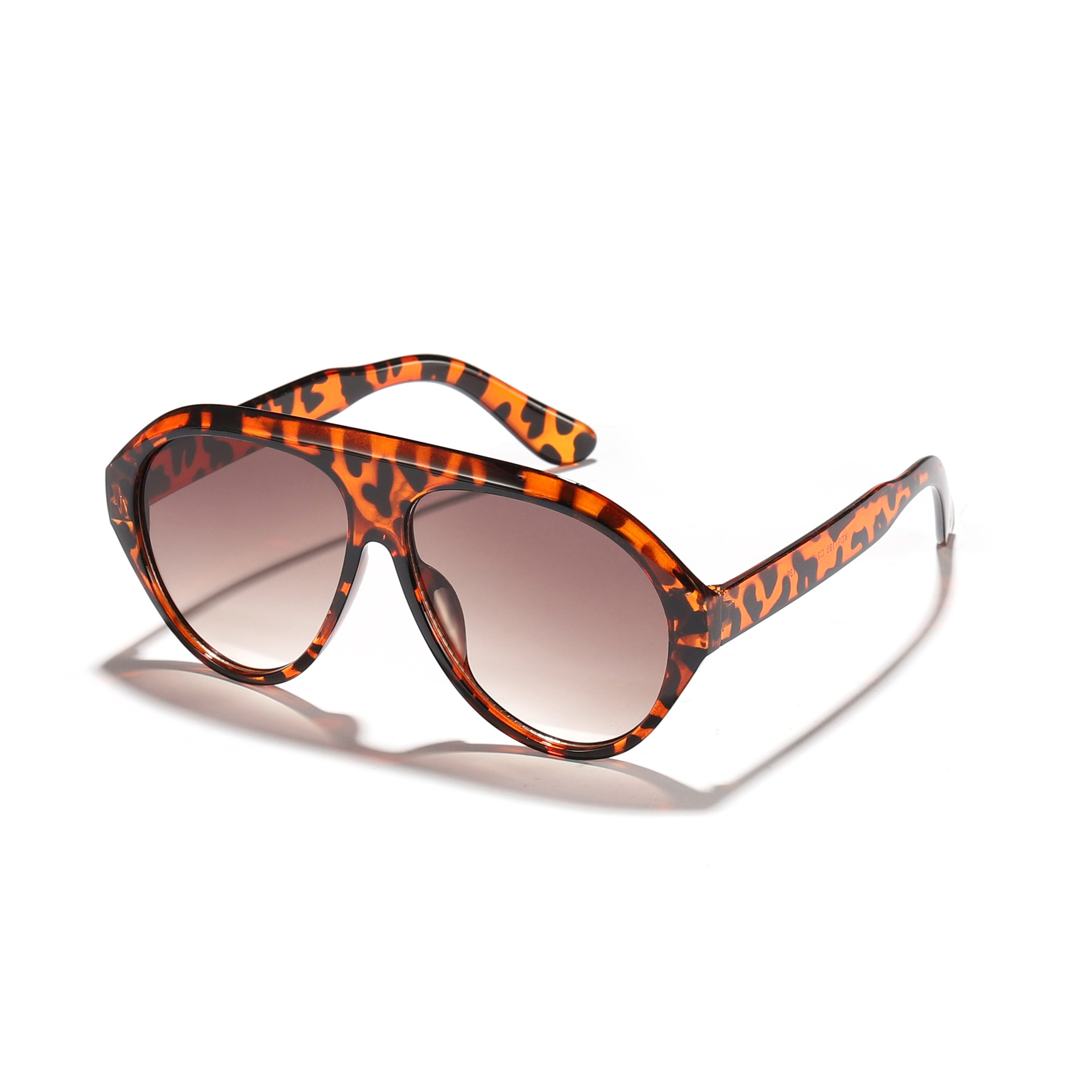 La cara grande es delgada y la tendencia del espejo de sapo, sombrilla personalizada, gafas de sol a prueba de rayos UV, fiesta de fiesta, gafas de moda