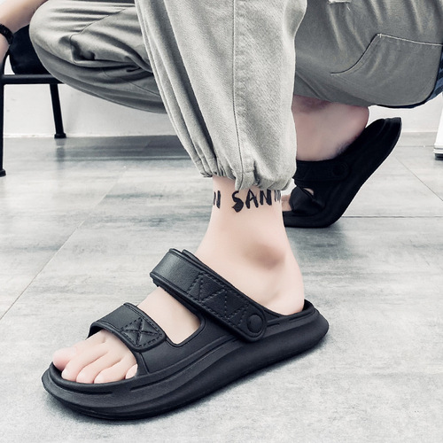 3701 men's and women's sandals, two-wear shoes, beach sandals and slippers, EVA platform slippers, outdoor leisure sports half-slippers