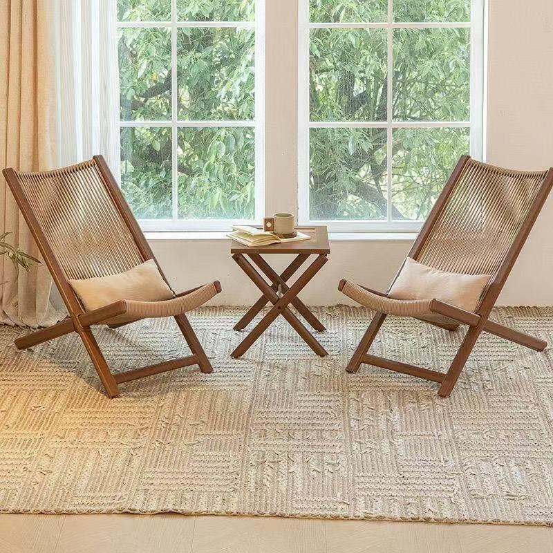 Yunqi lounge chair, genuine outdoor patio chair, balcony leisure chair, rattan wicker chair, lazy chair, foldable lounge chair for homestays