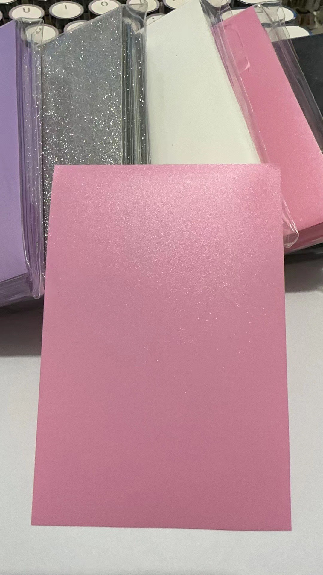 Película de tarjeta de palomitas de maíz 20 seda boca plana bar Ye Luoli Pony Baoli funda de tarjeta pequeña película protectora escritura Polaroid