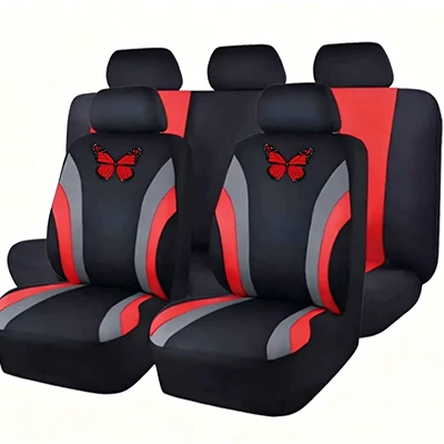 Seat cushion, seat cover: mesh double-waistline butterfly car seat