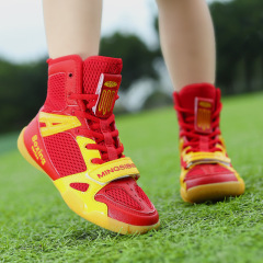 プロボクシングシューズ、子供用トレーニングシューズ、屋内スポーツ、サンドアボウル、男の子と女の子の格闘技シューズ、子供用レスリングシューズ、格闘技シューズ