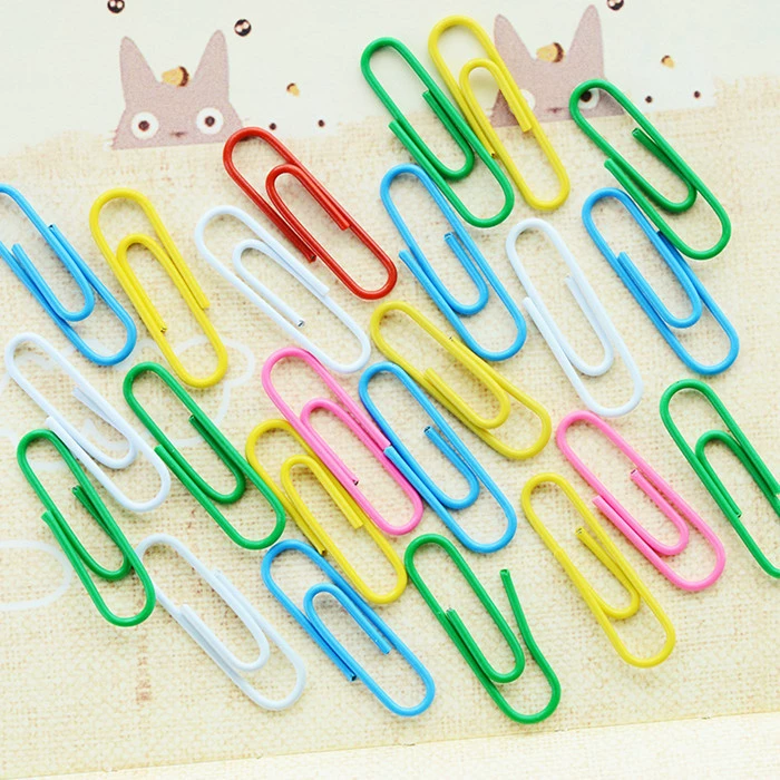 Morning light [Colored paperclip PP box metal paperclip office supplies wholesale ABS91699]