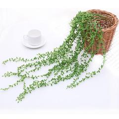 Simulated rattan vines living room wall hanging decoration plastic succulent plant lover's tears Buddha beads fake flower manufacturer wholesale