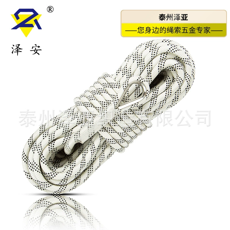 Легкий спасательный статический трос Zean для экстренного спуска с высоты, износостойкий, универсальный, для пожарных работ