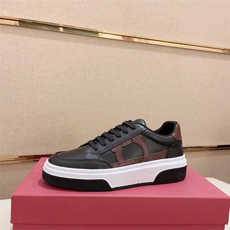 Bon Jani Europa zapatos de skate de hombre marca de moda de piel de vaca peluquería zapatos individuales de color deportivo casual zapatos blancos