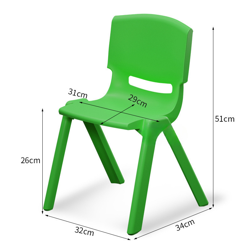 silla de respaldo de jardín de infantes silla para niños taburetes gruesos silla de comedor de plástico pequeño taburete doméstico pequeño image 8
