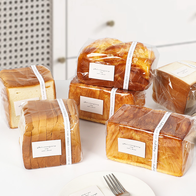 欧包面包包装袋透明切片吐司甜甜圈贝果小餐包烘焙饼干打包袋子