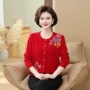 秋冬妈妈中老年针织羊毛衫
