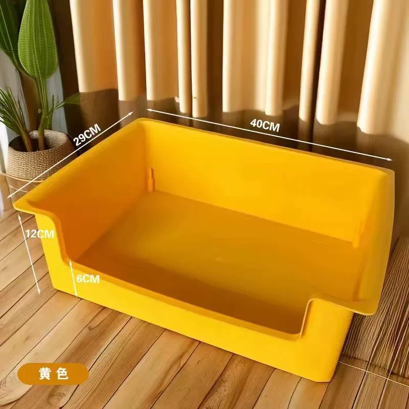 Товары для домашних животных, очень большой открытый брызгозащищенный кошачий туалет, очень большой кошачий туалет, полузакрытый кошачий туалет