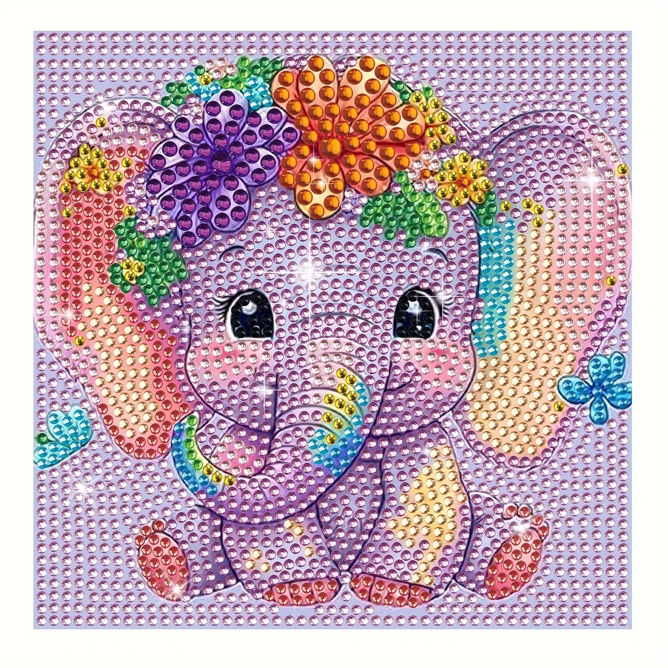 5D Diamond Painting Art Set 15*15cm, DIY Cartoon Animal Diamond Art Mosaic Set