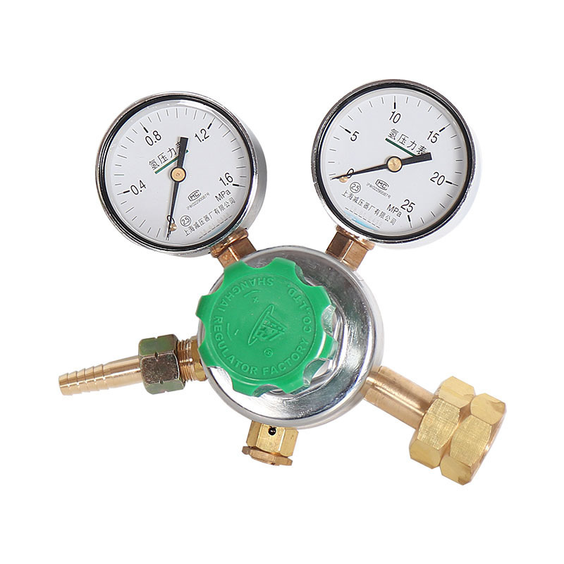YQQ-352氢气减压器调压阀稳压阀减压阀压力表 上海减压器厂