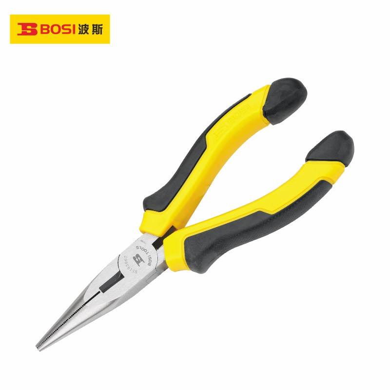 波斯工具欧式碳钢尖嘴钳尖咀钳6寸8寸 BS193067 BS193087